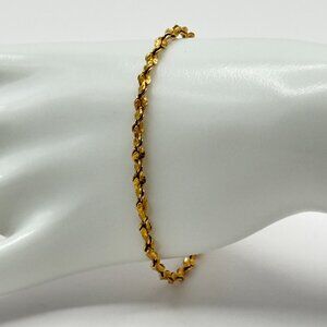 Vintage Gold Tone Chain Bracelet